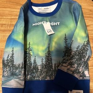 Gap sweat shirt, National Geographic blue brand new